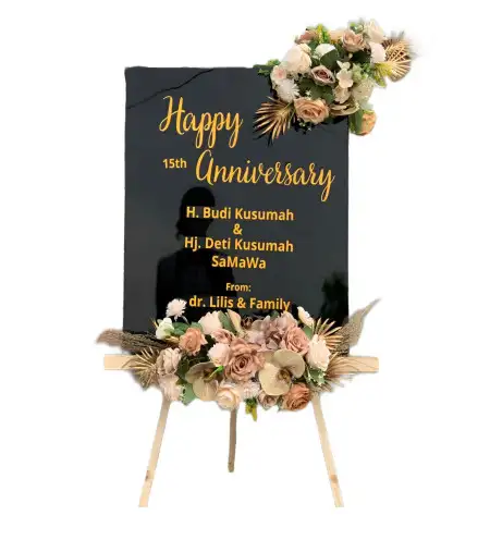 Papan Bunga Akrilik Talang Kelapa